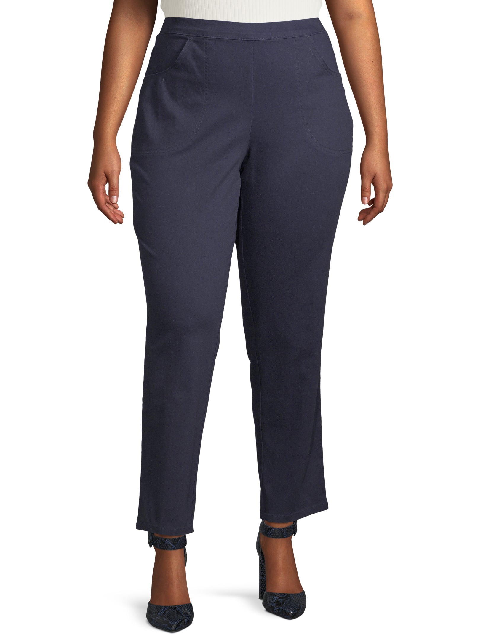 plus size stretch cargo pants