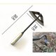 thumbnail image 2 of Azada hueca endurecida totalmente de acero, herramienta para aflojar el suelo, azada para plantar jardín, rastrillo de deshierbe portátil, accesorios de deshierbe de granja, 2 of 4