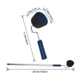 thumbnail image 3 of Topchances Paint Roller Kit 8 Pcs Set Runner Pro Brush Handle Tool Flocked Edger Corner Cutter Home Office Wall Printing, 3 of 10
