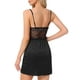 thumbnail image 3 of INSPIRE CHIC Camisón de Lencería para Mujeres con Encaje, Vestido de Noche, Ropa de Dormir, Talla M, Negro, 3 of 6