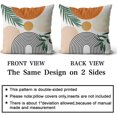 thumbnail image 2 of Boho Pillow Covers 20x20 Set of 2, Bohemian Mid Century Style Farmhouse Decorations Throw Pillow Covers Abstract Beige Art Outdoors Decorative Cushion Case for Couch Sofa Home, 2 of 6