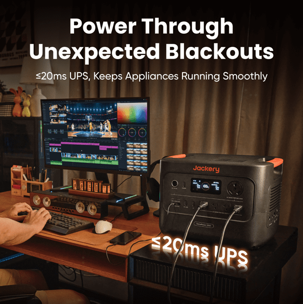 Jackery HomePower 3000 Portable Power Station, Essential 3070Wh Home Backup with 3600W (Surge 7200W) Output for Power Outage, Emergencies, and RV Use