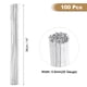 thumbnail image 2 of 100 piezas de tallos de alambre floral blanco doblables de 0.9mm 20 Gauge para flores artificiales, 2 of 5