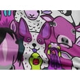 thumbnail image 5 of oneOone Rayon Purple Fabric Horse Craft Projects Decor Fabric Printed By The Yard 56 Inch Wide, 5 of 5
