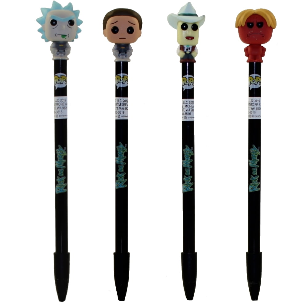 RICK AND MORTY GEL PEN & BOOKMARK BRAND NEW 3609 