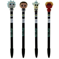 Funko Collectible Pen with Topper - Rick & Morty S3 - SET OF 4 (Space Suits, Meeseeks 1)