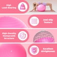 thumbnail image 4 of Yagud Yoga Ball Exercise Ball Stability Ball Pilates Ball, 25-Inch Anti-Burst Anti-Slip Workout Ball for Home Fitness, Physical Therapy, Pregnancy Birthing & Office Chair, 4 of 9