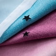 thumbnail image 3 of Dcenta Star Curtains Stars Blackout Curtains for Kids Girls Bedroom Living Room Colorful Double Layer Star Window Curtains, 1 Panel, 3 of 6
