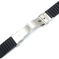 thumbnail image 4 of Silicone Watch Strap Replacement Rubber Watch Band Waterproof Stripe Pattern Watch Bracelet, 4 of 8