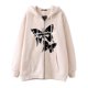 thumbnail image 5 of Dark hip hop gótico Harajuku Y2k estampado de mariposa cremallera Sudadera con capucha hombres y mujeres Harajuku chaqueta sudadera, 5 of 5