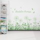 thumbnail image 4 of Un conjunto de pegatinas de pared de diente de león verde, pegatina de pared, decoración de pared para dormitorio, sala de estar, oficina JAMW Sencillez, 4 of 5