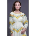 thumbnail image 5 of Bimba Tie-Dye Ladies Printed Boho Gypsy Summer Smocked Maxi Long BeachDress-Small, 5 of 5