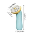 thumbnail image 4 of 3-in-1 Pet Grooming Brush for Dogs & Cats â Soft Silicone Bath Brush for Hair Removal, Massage & Cleaning, Non- Handle, Portable Pet Shower Tool, 4 of 8