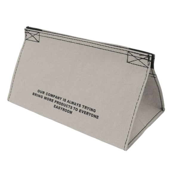 Caja de pañuelos, cubierta de caja de pañuelos Caja de almacenamiento de pañuelos de cuero Caja de pañuelos de cuero Acabado de lujo Jadeshay A