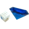 thumbnail image 4 of Tripact Crystal Glass Diamond Shaped Paperweight for Home Décor and Gifts—Additional Engraving Available. [Blue], 4 of 4