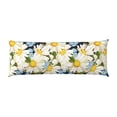 thumbnail image 2 of Easygdp Bees Collecting Nectar Long Body Pillowcase - Super Soft Microfiber Body Pillow Case - Envelope Closure, Cool, Anti-Fading- 20x54 in, 2 of 8