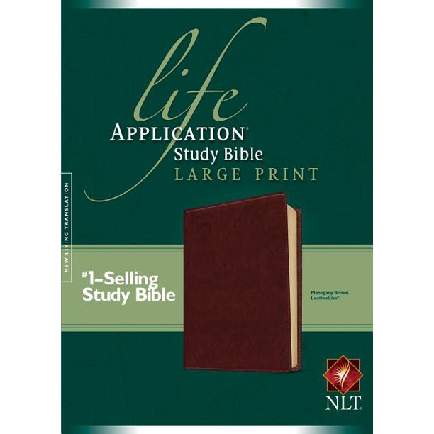 Life Application Study Bible NLT, Large Print (Hardcover)