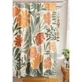 thumbnail image 6 of Bevtee Floral Shower Curtain, Boho Bathroom Fabric Shower Curtain Set, Cute Colorful Flower Shower Curtain with 12 Hooks, Bathroom Decor, Washable, 72” x 72”, 6 of 8