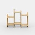 thumbnail image 3 of Ada Home Decor Furniture Oak 2 Tier Sutton Modern Side Table, 3 of 5