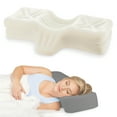thumbnail image 1 of Therapeutica Cervical Orthopedic Foam Pillow - Neck Support Pillow for Side & Back Sleepers - Ergonomic Pillow for Neck Support, Relief, & Spinal Alignment – Large Size, Firm, Gray, 1 of 9