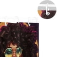 thumbnail image 3 of FREEAMG African Girl Shower Curtain Waterproof Washable Shower Bath Curtain 60x72 Inch Bathroom Decoration Fabric Shower Curtains with 12 Hooks, 3 of 6