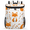 Multicolor 4, variant on Jiaoprinted Funny Cat Leakproof Cooler Backpack, Fun Line Cat Insulated Backpack Cooler for Outdoor