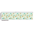 thumbnail image 2 of Ambesonne Giraffe Fabric by the Yard Upholstery, Monstera Sun Symbol Cartoon, 2 Yards, Mint Green and Multicolor, 2 of 4