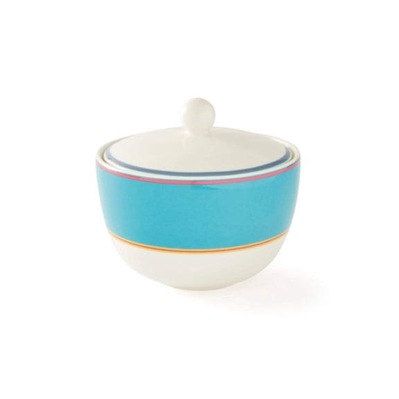 Spode Kit Kemp - Calypso Turquoise Covered Sugar 12Oz
