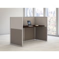 thumbnail image 3 of Bush Business Furniture Easy Office Wood Computer Desk in Mocha Cherry, 3 of 10