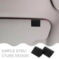 thumbnail image 3 of IDEANATEGRATE 4Ud Clips Metálicos Para Parasol De Para Almacenamiento De Gafas Y Solar, 3 of 8