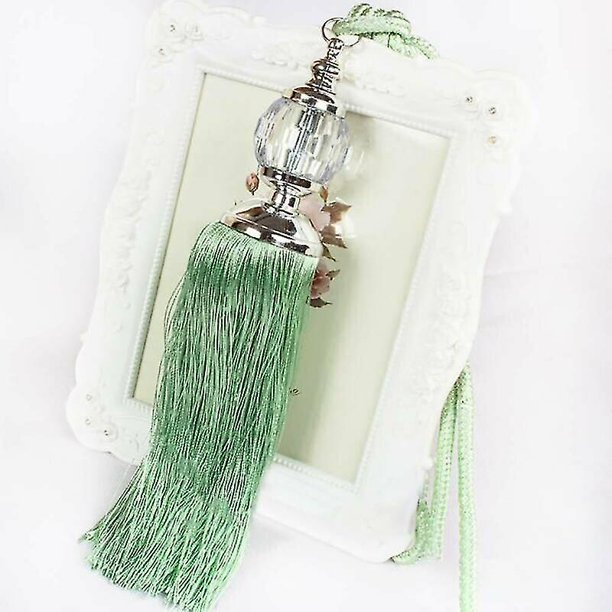 (Verde (individual)) Tie Backs Cortina Cordón Borla Sala de estar Ventana Decoración para el hogar Kit Individual / Par