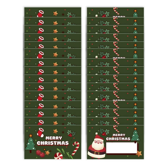 COOLHOOD 30Pcs Christmas Cards Creative Scratch Tickets with Surprise Reveal for Birthday Wedding Festival Celebration