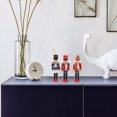thumbnail image 3 of 1 juego de marionetas de soldado cascanueces de madera para decoración. Figura de soldado cascanueces decorativa., 3 of 7