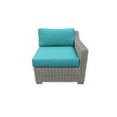 thumbnail image 2 of Coast Outdoor Wicker Patio Left Arm Sofa, 2 of 2