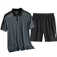 thumbnail image 1 of Juegos de Regalo para Hombres Cuarto de Verano Color Sólido Camiseta de Manga Corta Y Pantalones Cortos Rectos Sueltos Sobredimensionados, 1 of 2