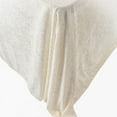 thumbnail image 3 of Pack of 1, Velvet 90"X156" Rectangular Tablecloth - Ivory for Wedding, Winter Wonderland Themes, Holiday Celebration, Birthday Party, and Ballroom Gala, 3 of 3