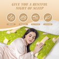 thumbnail image 3 of Body Pillow Cover - Soft Body Pillow Pillowcase, Cartoon Cute Funny Sheep Green_A Breathable Long Body Pillow Case Cover with Invisible Zipper 20x60in, 3 of 5