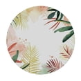 thumbnail image 4 of Acheng Palm Leaves Round Tablecloth, Tropical Jungle Palm Leaves with Charming Colors, Table Decoration for Banquet, Candy Buffet, and Dining Table 54-58, 4 of 8
