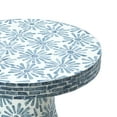 thumbnail image 5 of Halio Blue Floral Shell Side Table, 5 of 6