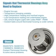 thumbnail image 7 of 0022037675 Engine Coolant Thermostat Housing Assembly for Mercedes-Benz 300E 1986-1993, 7 of 7