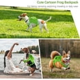 thumbnail image 6 of Dog Harness Backpack Cute Doggie Backpack Carrier for Small Medium Dogs, No Pull Dog Saddle Bag Pet Vest, Mesh Frog Self Bag with D-Ring for Puppy Outdoor Travel Hiking Adjustable Dog Bag, 6 of 7