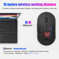 thumbnail image 3 of 2.4GHz 1600DPI 3 Position Adjustable 6 Button Cutout Bluetooth Wireless Mouse for Mac MacBook Pro iPad MacBook Air Laptop Chromebook Windows HP DELL PC (Black ), 3 of 3