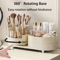 thumbnail image 3 of Niulife 360 Rotating Makeup Organizer for Vanity Large Capacity Cosmetic Storage Case,Dresser Make Up Organizer Holder for Bedroom Bathroom and Countertop,2 Tiers White, 3 of 7