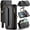 Black, variant on Crossbody for iPhone X XS Case Wallet【RFID Blocking】with 7-Card Holder Zipper Bills Slot, Soft PU Leather Magnetic Shoulder Wrist Strap for iPhone X XS Wallet Case Women