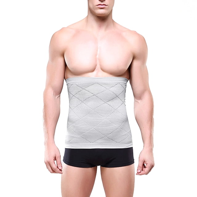 Hombres Cintura del vientre Abdomen Cinturón Fajas Delgado Body Shaper Compresión Ropa interior Banda Vogacara FS11384-06