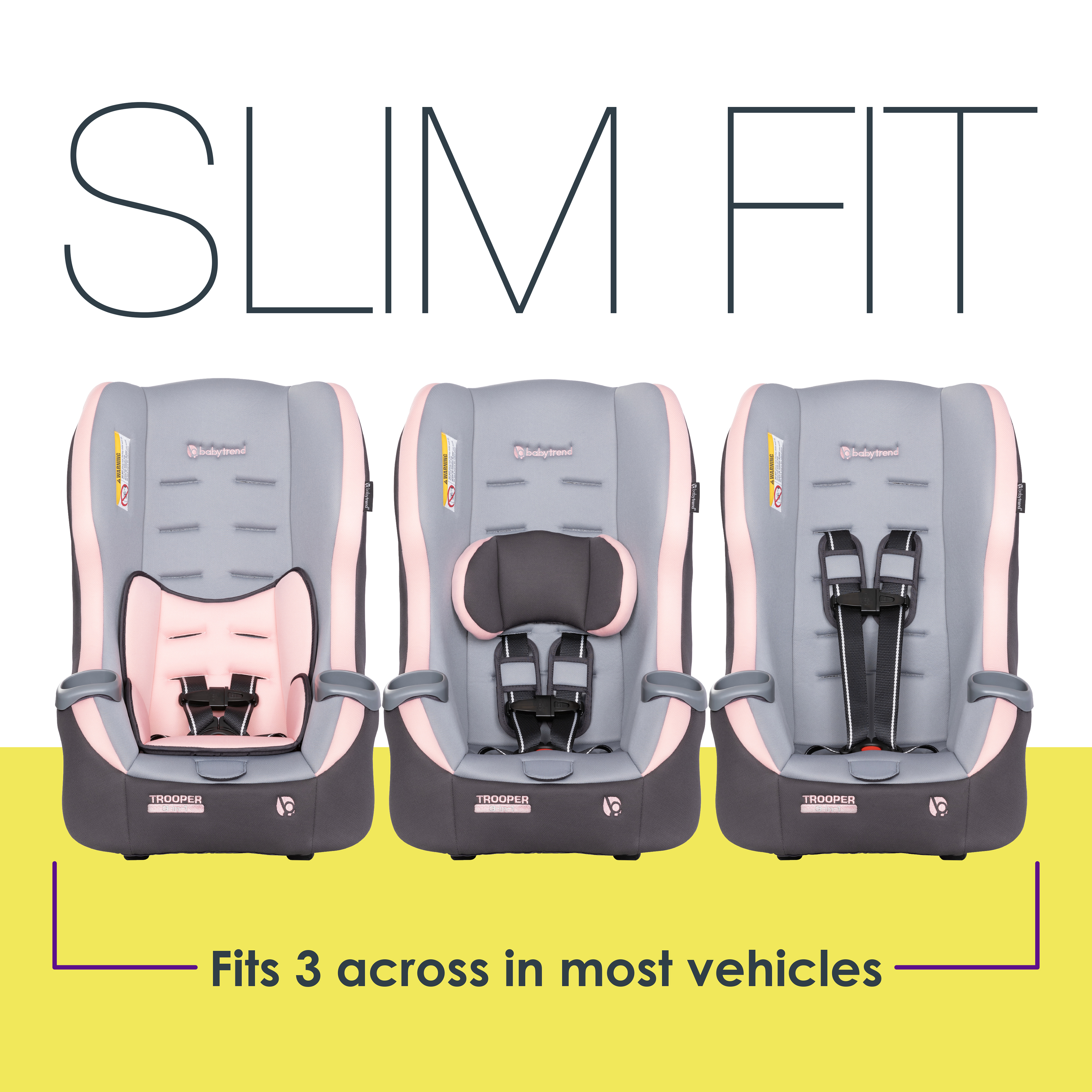 Baby Trend Trooper 3in1 Convertible Car Seat Desert Black Black