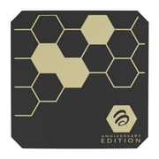 BuzzTV Classic Anniversary Edition Streaming Media Player with T-350 Voice Remote, USB-C Port, Amlogic Quad Core Processor, and 4GB RAM (Gloss Black and Gold)