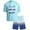 Blue Sea Sand Surf, variant on iXtreme Boys Rash Guard Set - 2 Piece UPF50+ Quick Dry Short Sleeve Swim Shirt & Swim Trunks for Boys