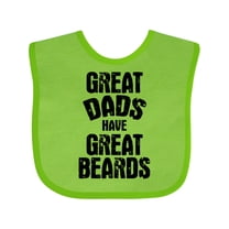 Inktastic Great Dads Have Great Beards Boys Baby Bib