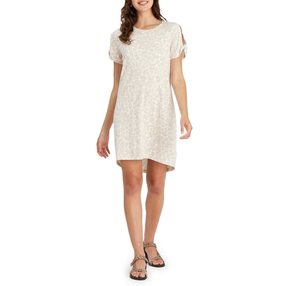 SANCTUARY Women's So Twisted Printed T-Shirt Dress Size Small